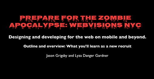 Zombie Apocalypse of Devices Preparedness 101 Workshop Preview