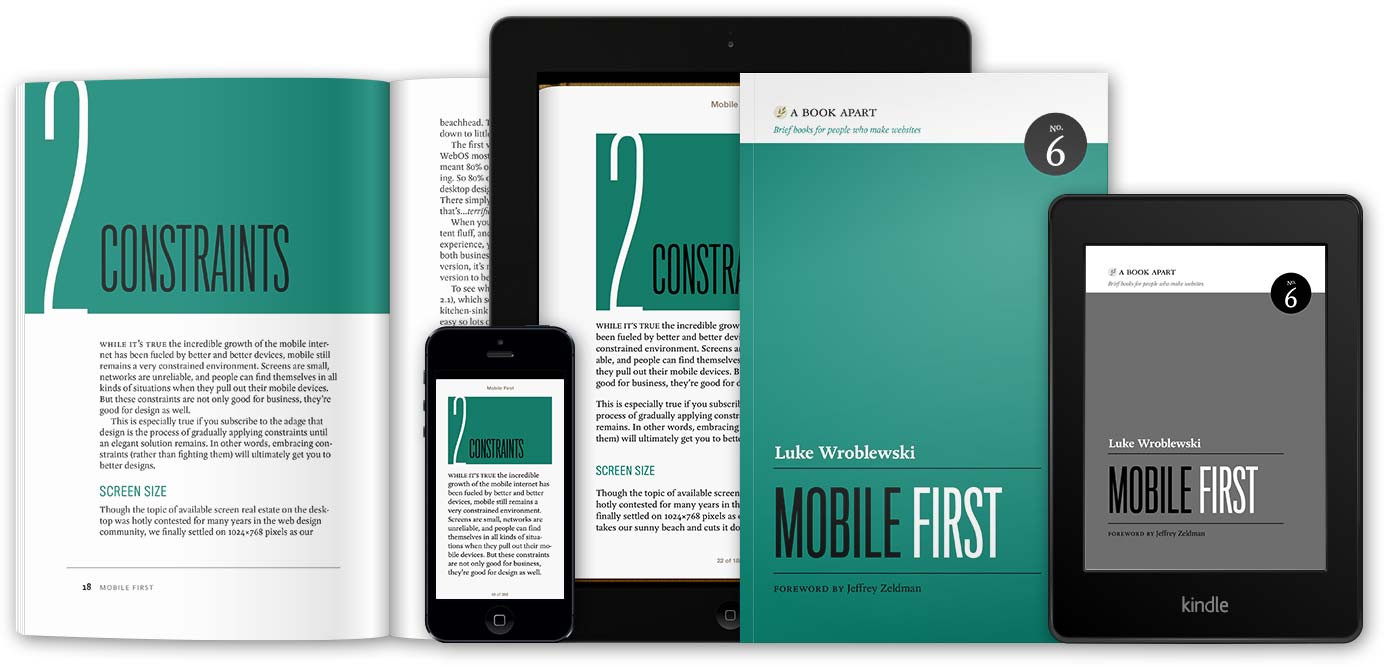 Luke Wroblewski’s Mobile First Book