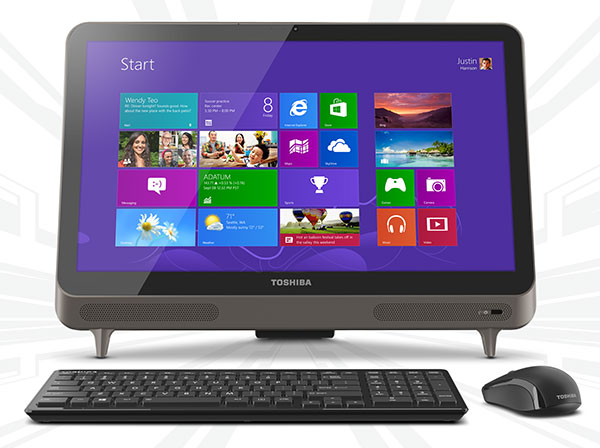 Toshiba All-in-One LX830 with touch screen
