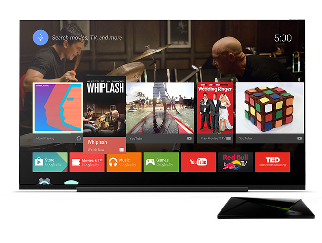 I found this photo of Android TV on the Android TV site. The name of the file was lessbrowsing.jpg.