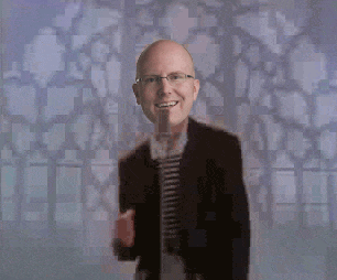Rick Astley’s ”Never Gonna Give You Up” dance with Jason Grigsby’s head pasted on top
